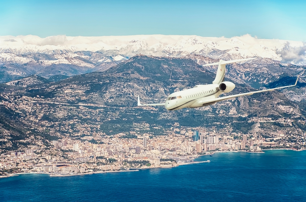 Private Jet Charter Hire London to Monaco